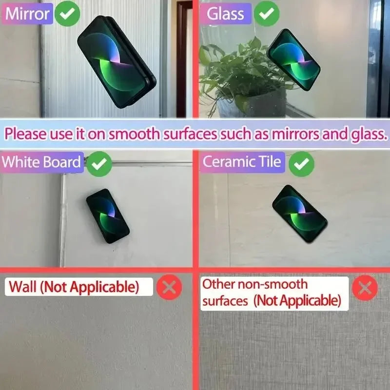 Suporte de Silicone com Ventósa para Telefónico — Multifuncional