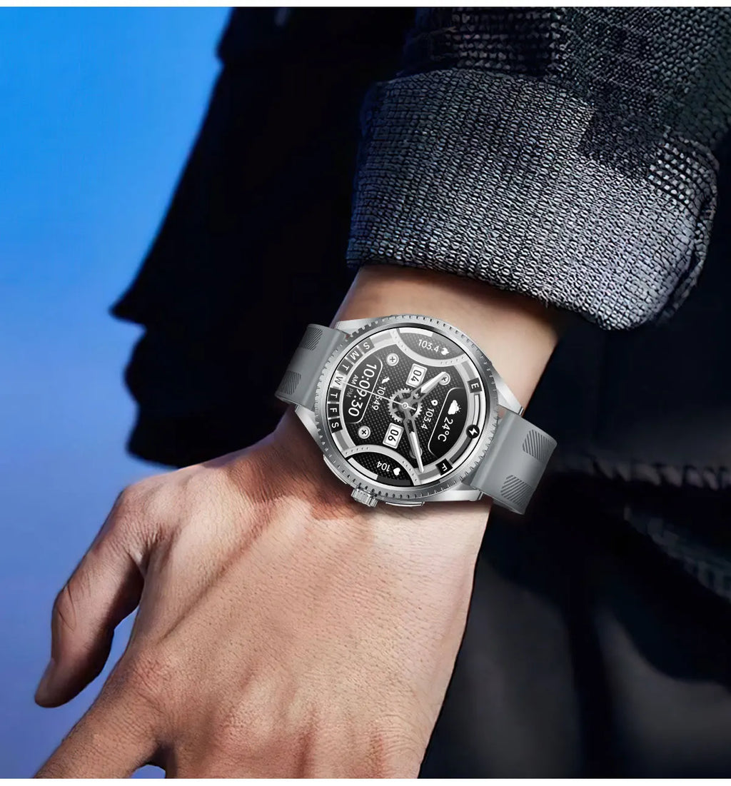 Smartwatch 2026 — NFC, GPS, Bússola, Altitude e Monitorização de Saúde Completa