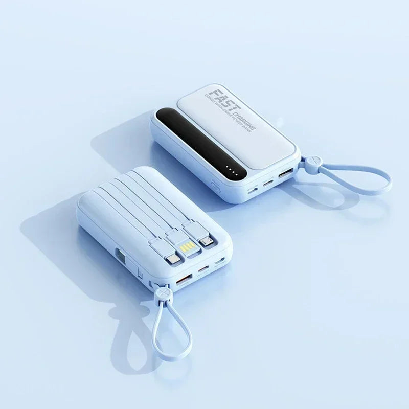 Power Bank Lenovo Mini 120W com 4 Cabos Integrados