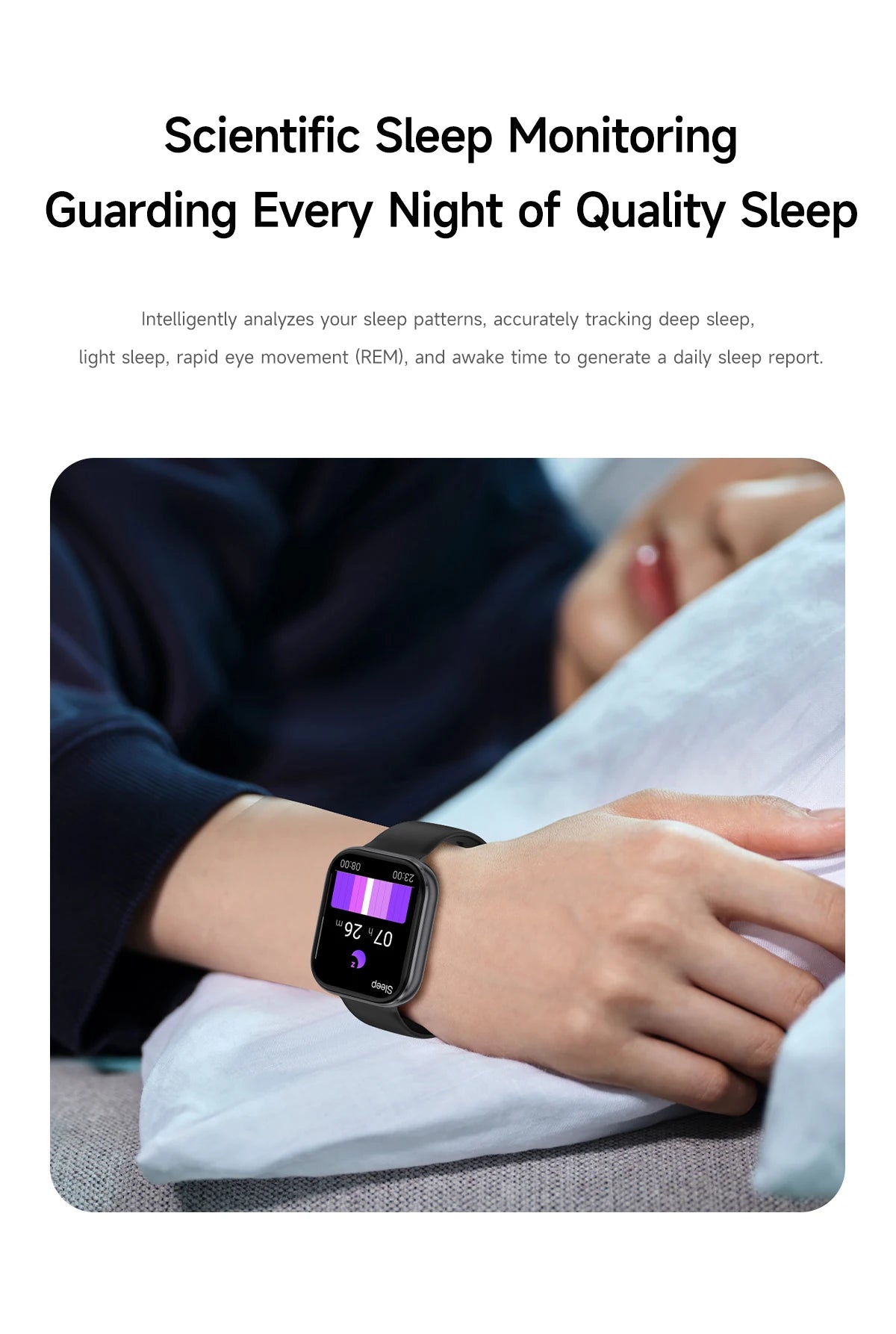 Smartwatch 2026 AMOLED 2.04'' — 1000mAh, 100+ Modos Desportivos, Chamadas Bluetooth e 3ATM