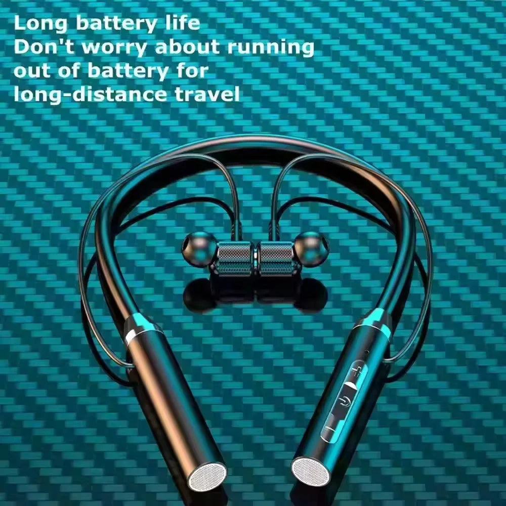 Auriculares Bluetooth Neckband Desportivos com Display LED