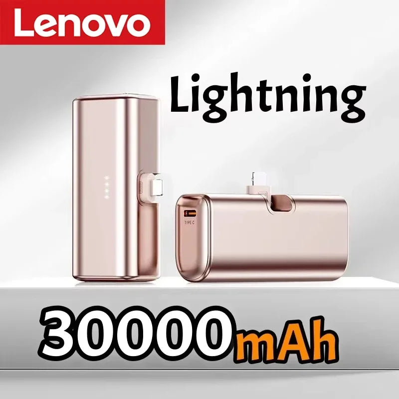 Power Bank Mini Lenovo 22.5W Carregamento Rápido