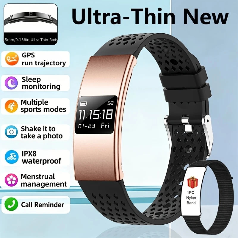 Smartwatch 2026 Estiloso — Múltiplos Modos de Exercício, IPX8 e Presente Perfeito