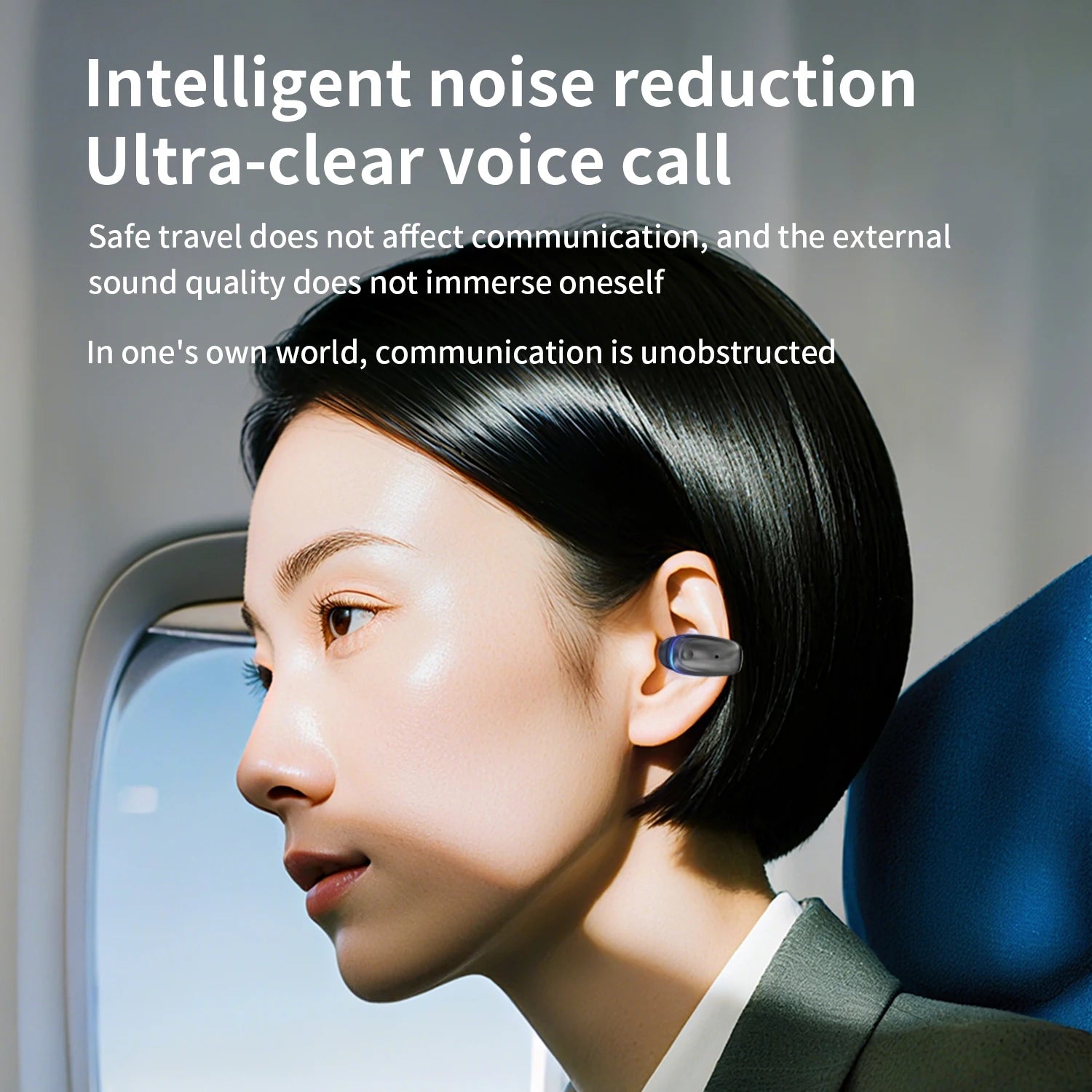 Auricular Bluetooth 5.3 Condução Óssea — Desportivo e Sem Fios