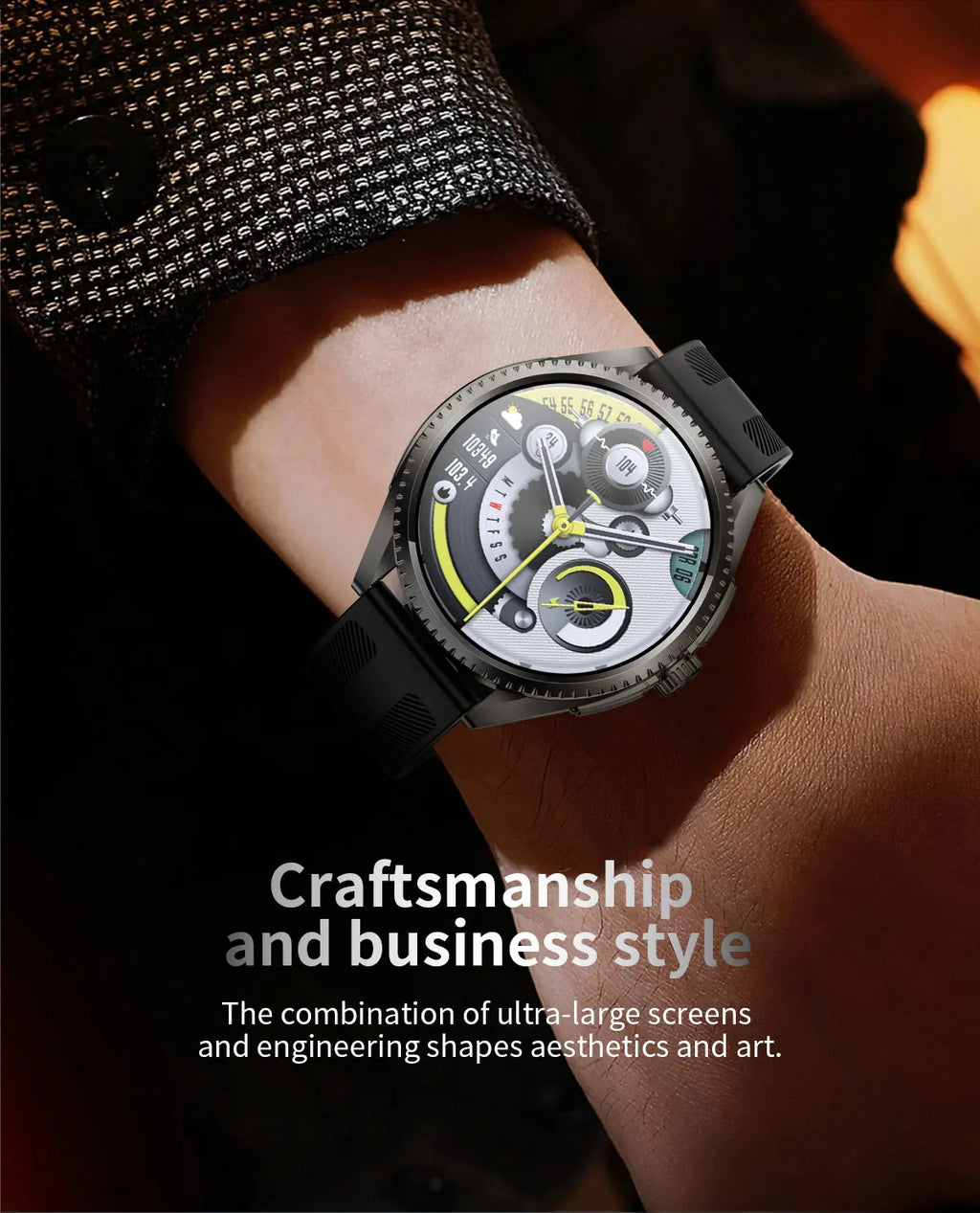 Smartwatch 2026 — NFC, GPS, Bússola, Altitude e Monitorização de Saúde Completa