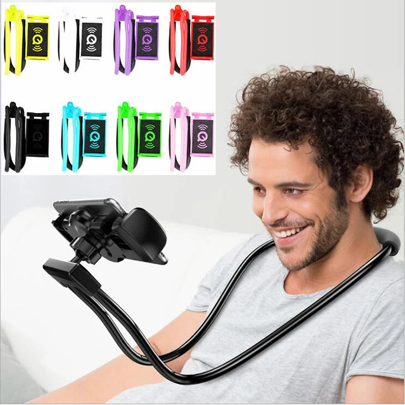 Suporte Flexível para Telefónico ao Pescoço 360° Hands-Free