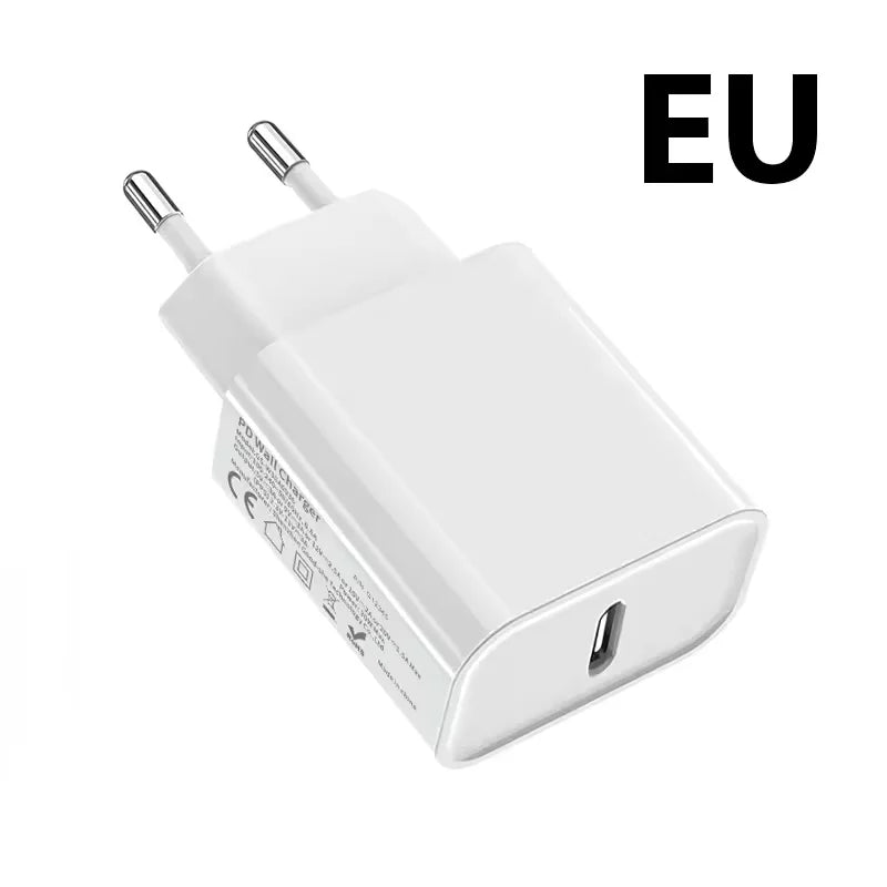 Carregador USB-C 40W PD com Cabo para iPhone 15, 16 e 17