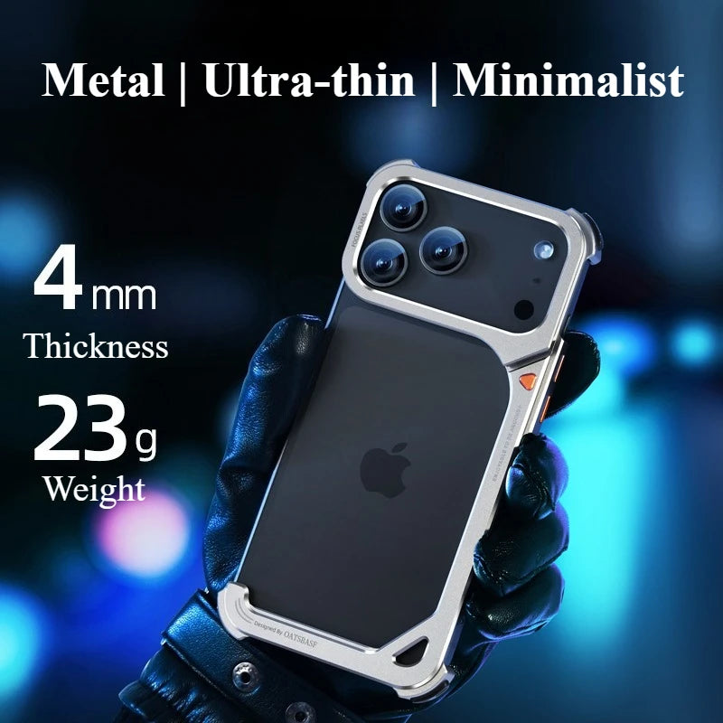 Capa Minimalista MagSafe com Suporte para iPhone 17 Pro Max