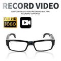 Óculos com Câmara Mini 1080p — Gravação HD para Conducão, Bicicleta e Exterior