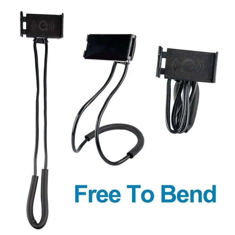 Suporte Flexível para Telefónico ao Pescoço 360° Hands-Free