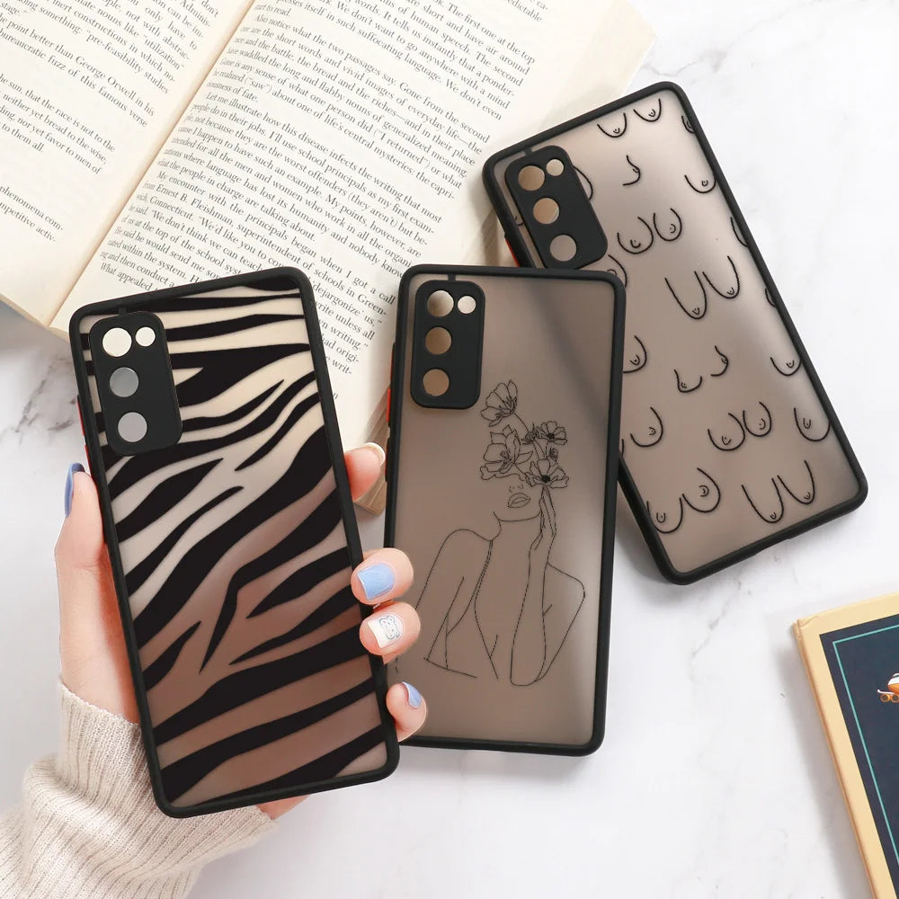 Capa Matte Estética para Samsung Galaxy S Series
