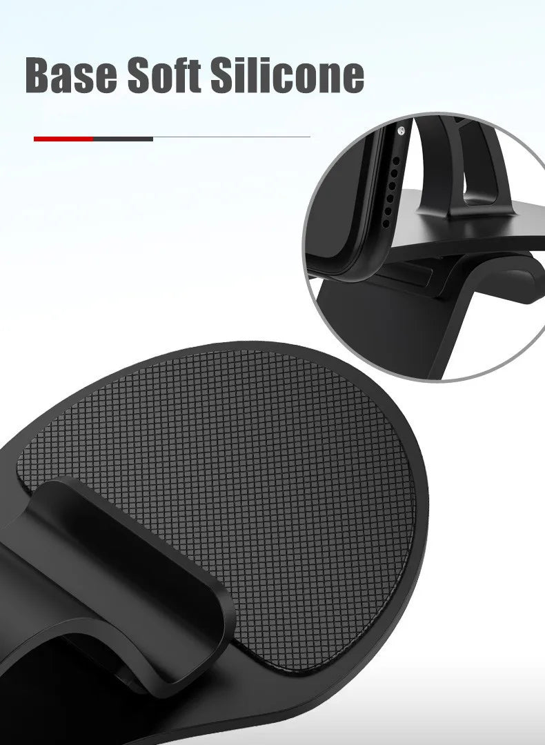 Suporte Telefónico para Carro 360° Rotativo — Dashboard Universal